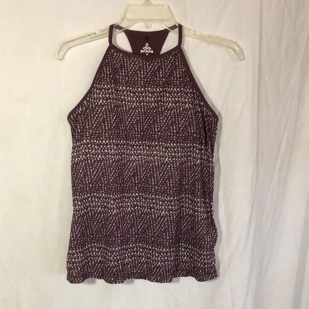 Prana flowy yoga top with shelf bra